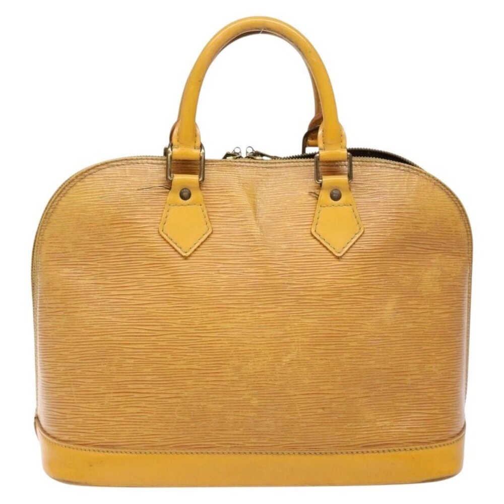 LOUIS VUITTON Epi Alma Hand Bag Yellow M52149 LV Auth BA5218 - Picture 3 of 16